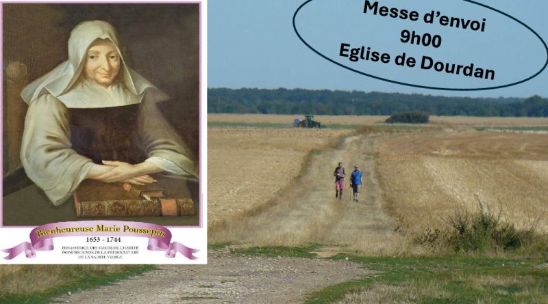 Pèlerinage paroissial sur les pas de Marie Poussepin : samedi 17 octobre 2026